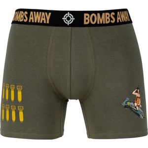 Fostex Boxershort Bombs Away groen