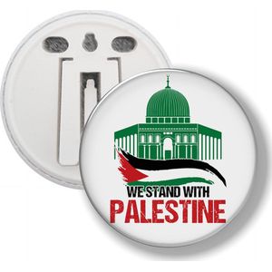 Button Met Clip - We Stand With Palestine