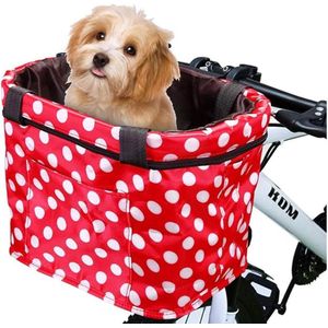 Fietsmand voor Hond - Veilig en Comfortabel Vervoer - Ideaal voor Kleine Honden en Huisdieren - Stevig en Stabiel op de Fiets - Met Zacht Kussen en Bevestigingssysteem - Perfect voor Fietstochten en Avonturen Samen