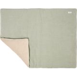 Koeka boxkleed Vik - corduroy - groen/zand - 75x95cm