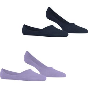 Burlington Everyday 2-Pack dames invisible sokken - paars (light lilac) - Maat: 35-36