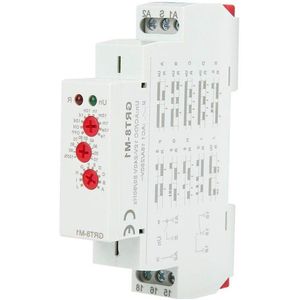 Multifunctional Delay Time Relay DIN Rail Module AC/DC 12 V 240 V for Industrial Installations Light Control