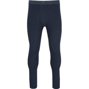 Gotzburg heren lange onderbroek met gulp (1-pack) - middenblauw gestreept - Maat: M