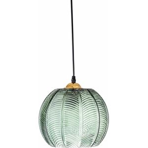 Bloomingville Hanglamp Glas Adar Groen