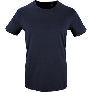 SOLS Heren Milo Organic T-Shirt (Franse marine)