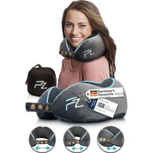 Ergonomische Reiskussen Met Geheugenschuim En Wasbare Fluwelen Hoes Voor Vliegtuig En Auto