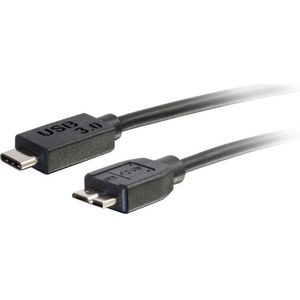 C2G USB-kabels USB 3.0 Type C / Micro B 1m