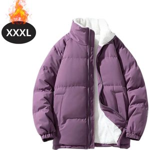 Nivard Winterjas - Parka - Heren - Winter - Pufferjas - Volwassen - Stijlvol - Gewatteerde Jas - Paars - XXXL