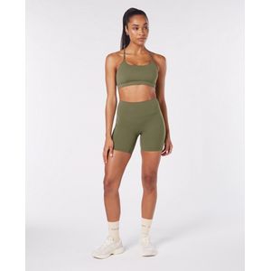 YO-GAYA - Ultra Shorts Legging - Olive Green - Maat - XL - Fitness - Sportkleding