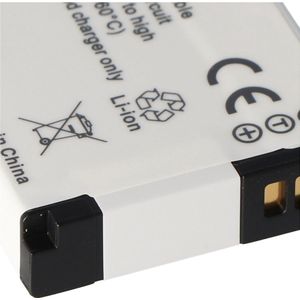 Accu van DMW-BCM13-kwaliteit van AccuCell geschikt voor Panasonic DMW-BCM13E-accu 3,7V, laadspanning max. 4,2 volt