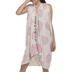 Pareo Tuniek Hand Printed Dusty Rose