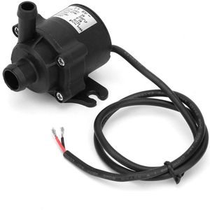 Plastic Micro Borstelloze Water Dompelpomp - Elektrische Vijver Pomp - DC 12V voor Aquarium, Vijver, Fontein, Hydrocultuur