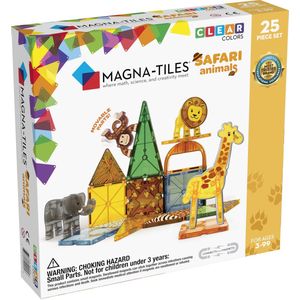 Magna Tiles - Safari Animals Dieren - Magnetisch Speelgoed 25st