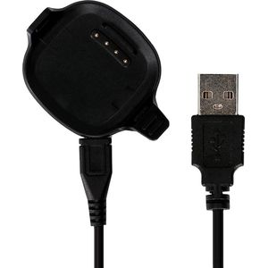 kwmobile USB-oplaadkabel geschikt voor Garmin Forerunner 10 / 15 kabel - Laadkabel voor smartwatch - in zwart