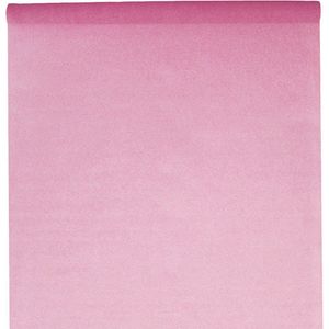 Santex Tafelkleed op rol - non woven polyester - roze - 120 cm x 10 m