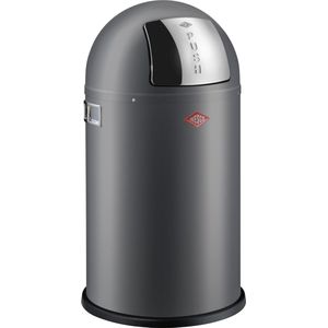 Wesco Pushboy Junior Prullenbak - Afvalbak Wesco - 22L - Mat grafiet