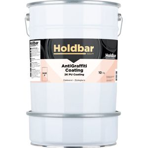 Holdbar Anti Graffiti Coating Verkeerswit (RAL 9016) 10 Kg - Maakt Graffiti verwijderbaar - Graffiti Verwijderen - In Alle Kleuren - Voor Steen, Beton, Hout, Metaal en Tegels