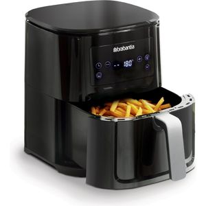 Brabantia BBEK1131 HaloAir Airfryer - Heteluchtfriteuse - 5.5 L - 1700 Watt – Zwart