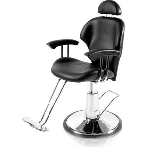 Kappersstoel | Zwart | Stoel Kapper | Barbierstoel | Pompstoel | Kappersstoelen