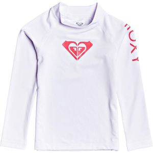 Roxy - UV Zwemshirt voor jonge meisjes - Longsleeve - Whole Hearted - Helder Wit - maat 104cm