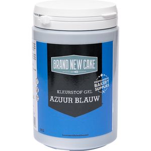 BrandNewCake® Kleurstof Gel Azuur Blauw 1kg - Eetbare Voedingskleurstof - Kleurstof Bakken