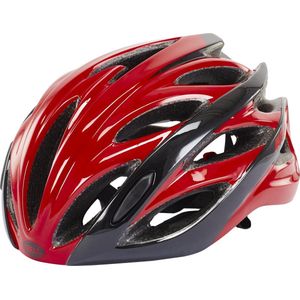 Bell Overdrive racefiets helm rood/zwart Hoofdomtrek 55-59 cm