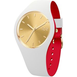 Ice Watch ICE loulou - White gold chic 022328 Horloge - Siliconen - Wit - Ø 40 mm