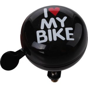 Cycle Tech Fietsbel I Love My Bike Zwart 60 Mm