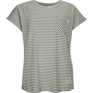 Dames shirt Giga by Killtec - shirt dames streep - 39351 - groen/wit streep - maat 46