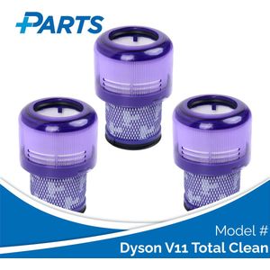 Dyson V11 Total Clean Filter Set van Plus.Parts® geschikt voor Dyson - 3 stuks
