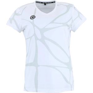 Tennisshirt The Indian Maharadja Girls Kadiri Marble White-Maat 140