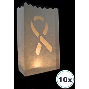 10 x Candle bag SOLIDARITEIT, windlicht, papieren kaars houder, lichtzak,  lampion, candlebag, candlebags, sfeerlicht, bedrukt, logo, foto