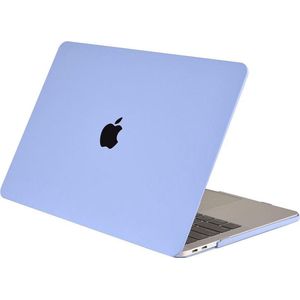 Lunso Geschikt voor MacBook Air 13 inch M1 (2020) cover hoes - case - Candy Tranquility Blue