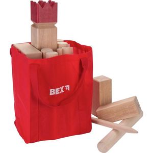 Bex Sport Original Kubb Rode Koning - Rubberhout