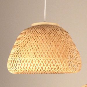 Fine Asianliving Bamboe Webbing Hanglamp Handgemaakt - Elaine D47xH30cm