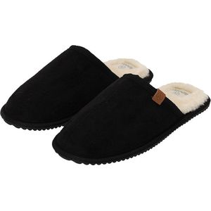 Klassieke Pantoffels - Sloffen - Instappers - Dames - Zwart - 37/38