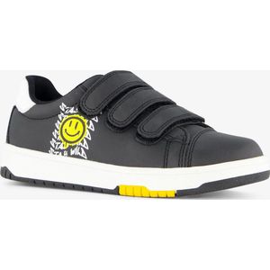 Blue Box jongens sneakers zwart met smiley - Maat 32 - Uitneembare zool