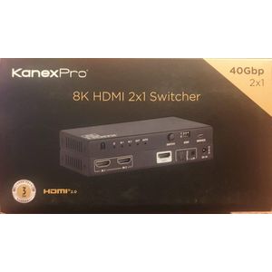 KanexPro 8K HDMI 2x1 switch HDMI 2.1 HDCP 2.3