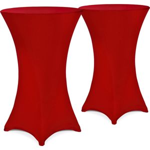 Detex 2x Tafelrok Statafel - Ø70-75cm 30°C Wasbaar – Bordeaux