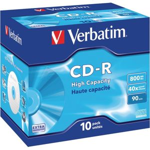 Verbatim 43428 CD-R High Capacity Schijven - 10 Stuks / Jewelcase