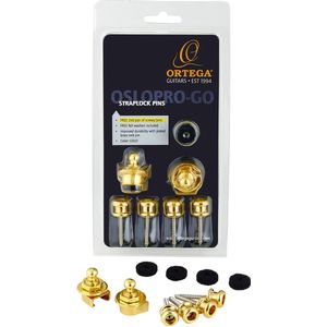 Ortega OSLOPRO-GO Straplock PRO Gold - Accessoire voor gitaren