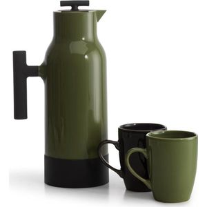 Sagaform Accent Coffee Jug, Green