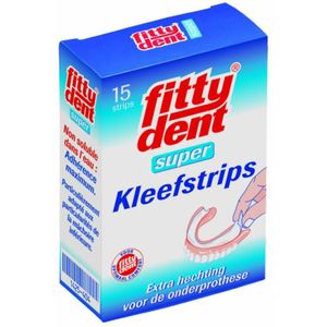 4x Fittydent Kleefstrips 15 stuks