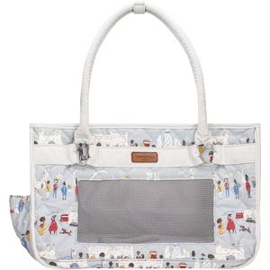 Pet Carrier Stof Londen Print - Voor Honden en Katten - Cath Kidston Handtas Reismand Kat