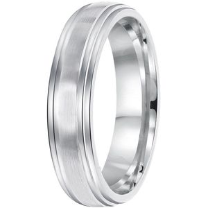 Lucardi Dames Vriendschapsring Corfu - Ring - Cadeau - Echt Zilver - Zilverkleurig