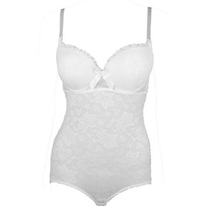 J&C body kant luxe - Spaghetti bandjes - Strapless - BH90954 - Creme