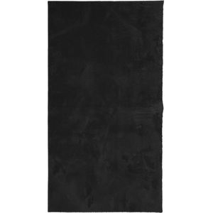 vidaXL-Vloerkleed-HUARTE-laagpolig-zacht-wasbaar-60x110-cm-zwart
