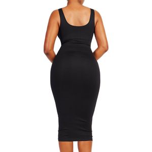 Style Solutions | Seamless dress | Bodycon Shaping jurk | Corrigerende jurk | One16 XL/2XL Zwart