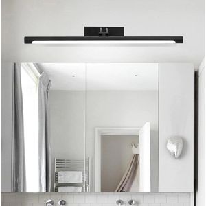 Velox Home LED Spiegelverlichting 40 cm - spiegellamp - 3500K - spiegelverlichting badkamer - Zwart