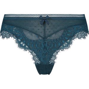 Hunkemöller Dames Lingerie Brazilian Bessie - Blauw - maat XS